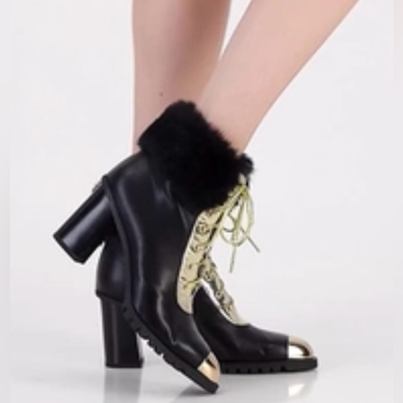 THINGS II COME
Women's Maliyana Luxurious Lace-Up Embellished Block-Heel Booties - Picture 1 of 12